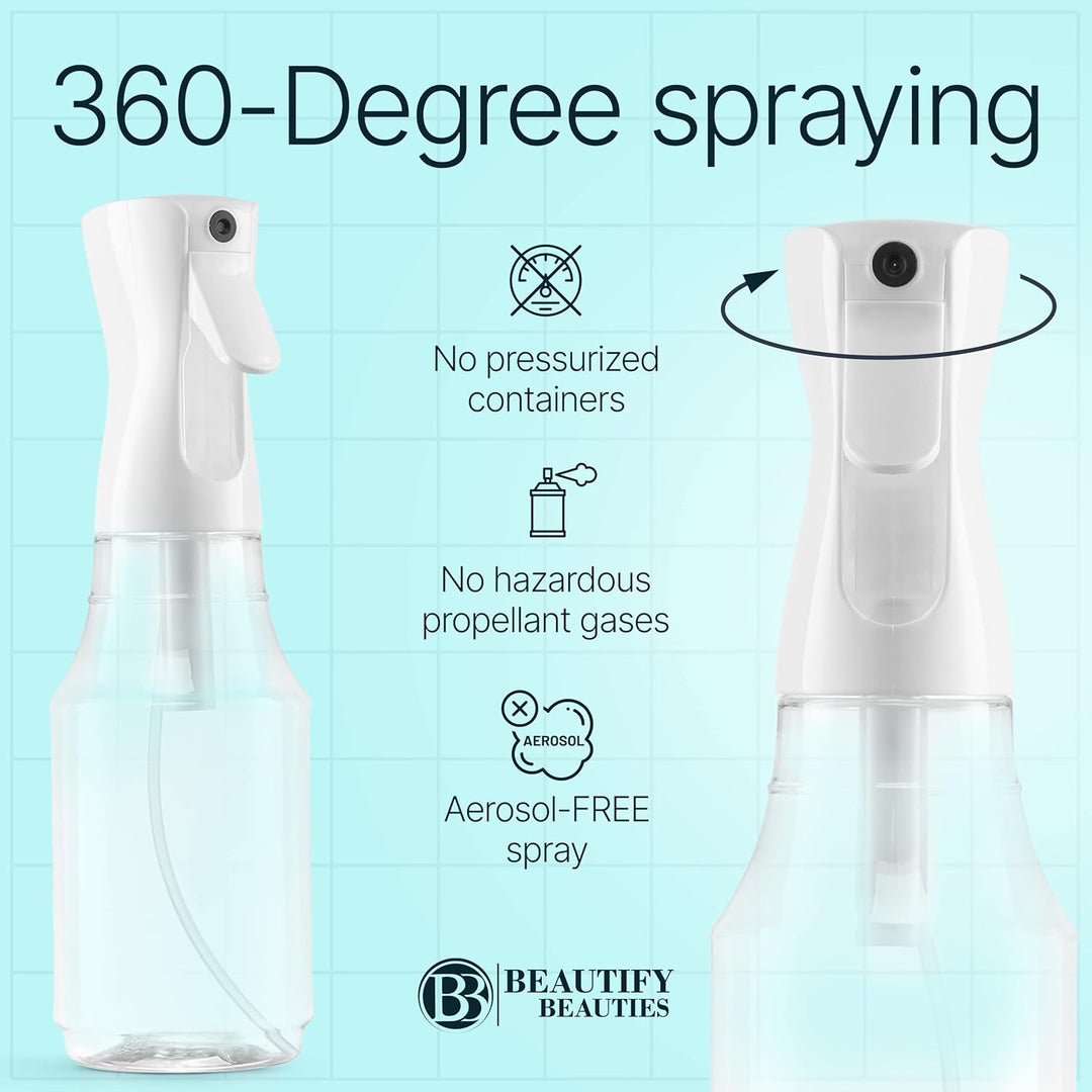 Continuous Mister Spray Bottle | 24 Oz Hair & Plant Care | BeautifyBeauties