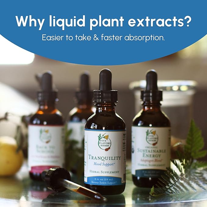 Organic Clarity Tincture -, Brain Tincture, Vascular System Support, Rosemary, Herbal Supplement - 2 Fl Oz