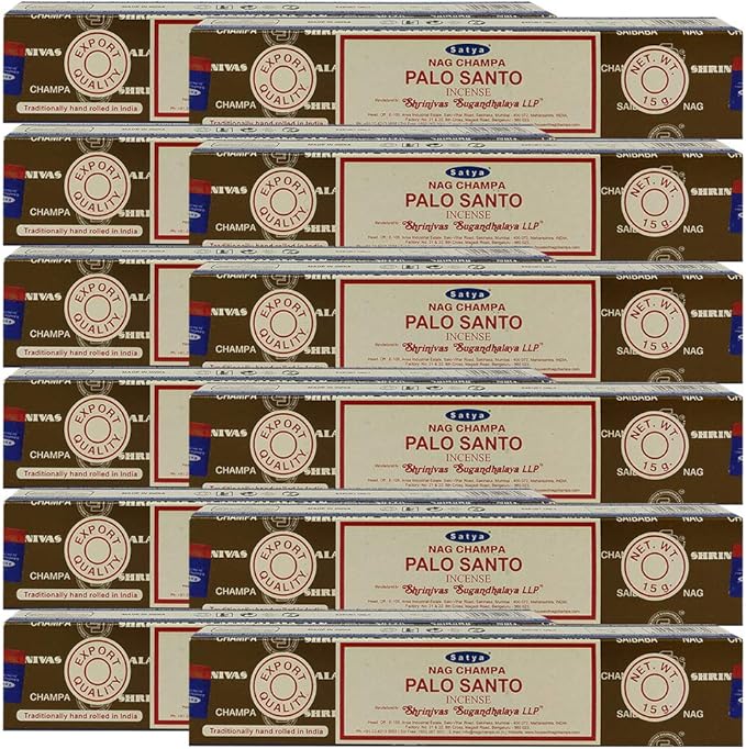 Palo Santo Incense Sticks and Incense Stick Holder Bundle Insence Insense Satya Incense