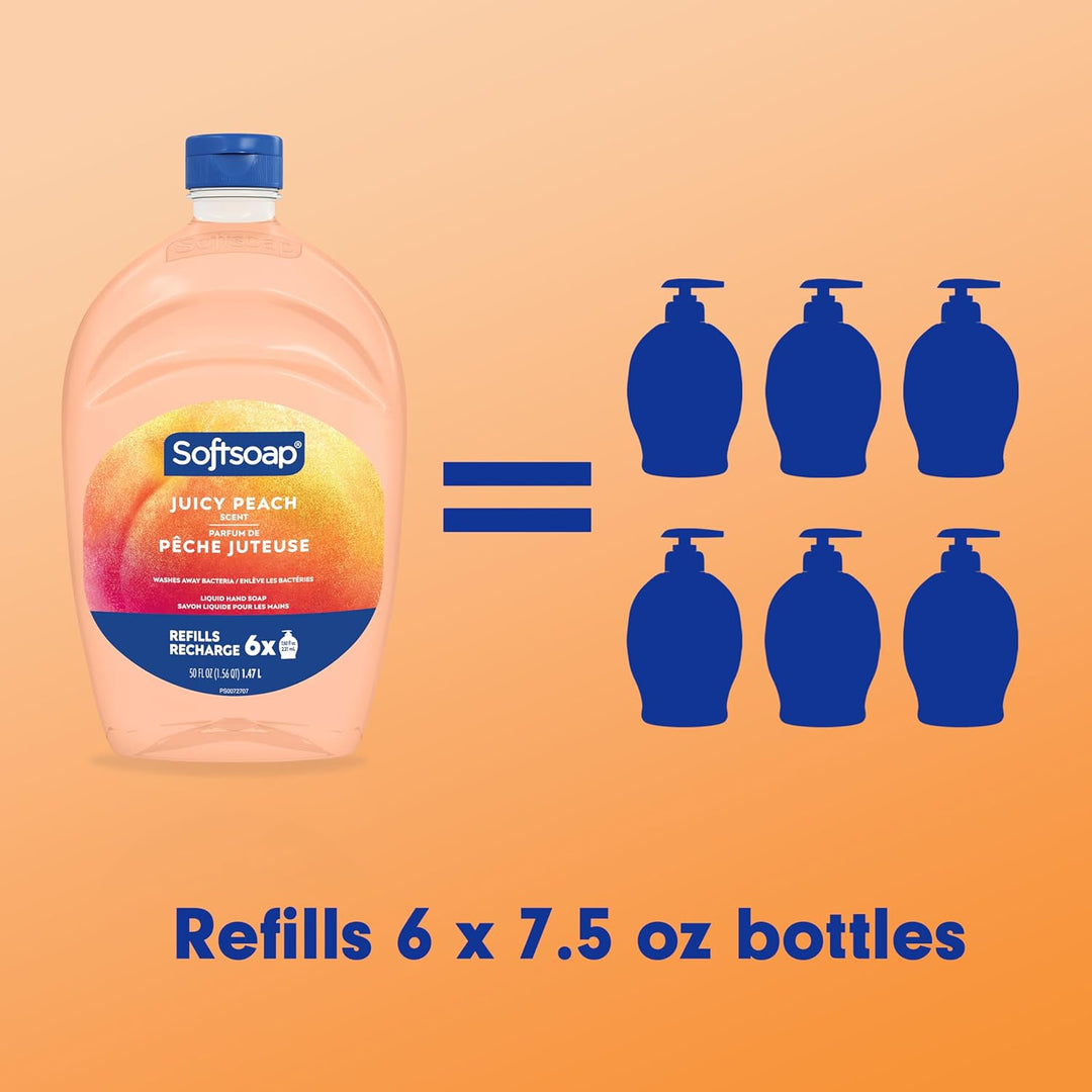Antibacterial Soap Refill 50 Oz | Crisp Clean Scent | Pack of 2