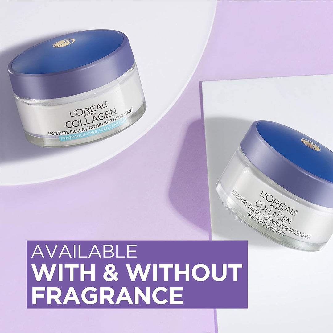 Collagen Daily Face Moisturizer | Fragrance-Free Anti-Wrinkle Cream | 1.7 oz
