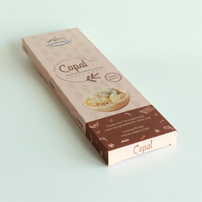 Copal Incense Sticks - Traditional Handcrafted Masala Incense - 42 to 50 Sticks Approx.