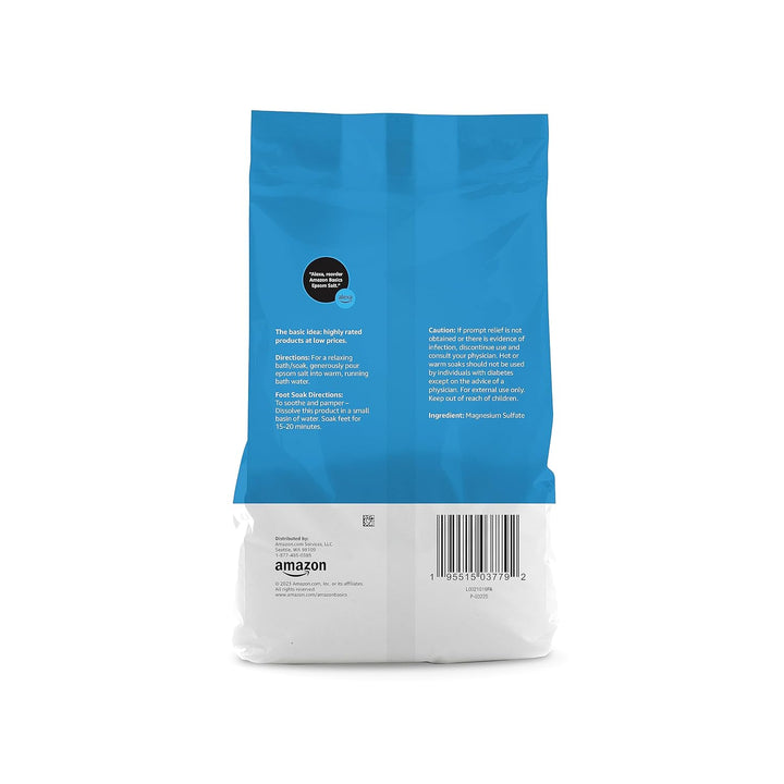 Epsom Salt Soak | Magnesium Sulfate USP | 3 lb | 6-Pack for Relaxation