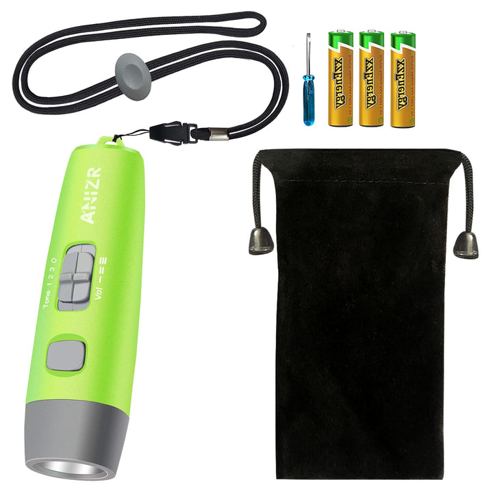 ANIZR Electronic Whistles with Lanyard, Adjustable 3 Tone & 3 High Volume Hand Emergency Whistle Basketball Referee Whistle for Coach, Police, Teacher, Outdoor Camping Boating Hiking (with Batteries)