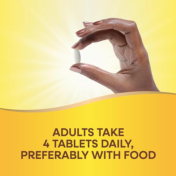 Nature's Way Alive! Calcium Max Absorption, Plant Source Calcium, Vitamin D3 & K2, Magnesium, Bone Support*, 60 Tablets (Packaging May Vary)