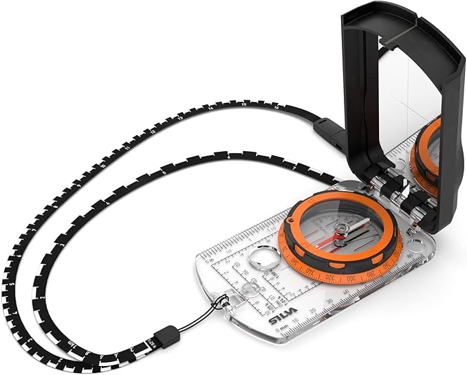 Silva Expedition S Compass | Night-Enabling Luminous Markings | Perfect for Navigation, Hiking, Trekking and Hunting