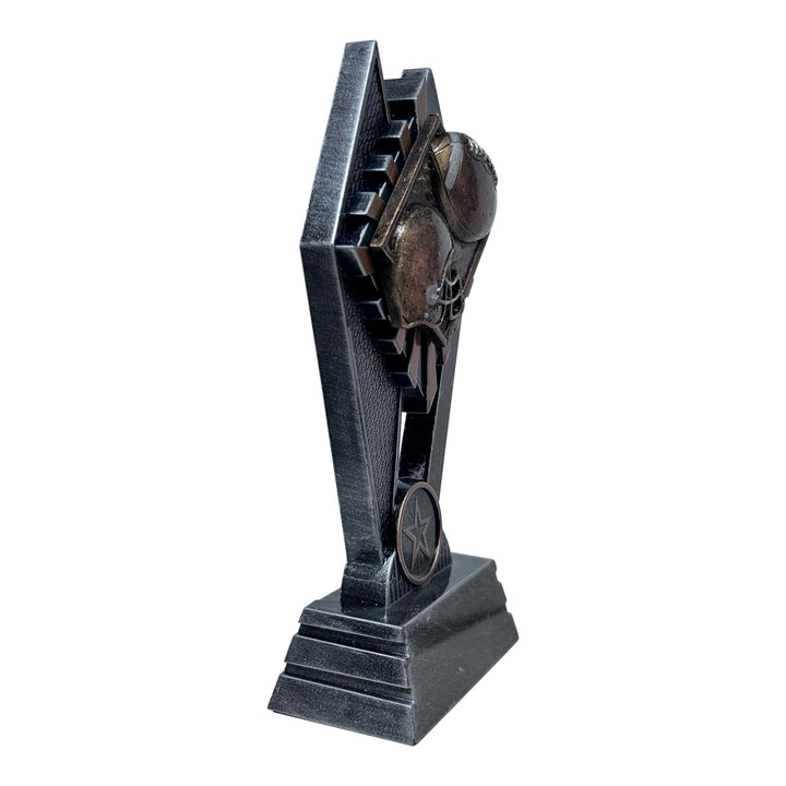 Express Medals 1 Pack of 7 Inch Tall Sun Ray Football Trophy Awards Boys Girls Mens Women Youth Team Trophies award tournament champion winner event prize gift SR105