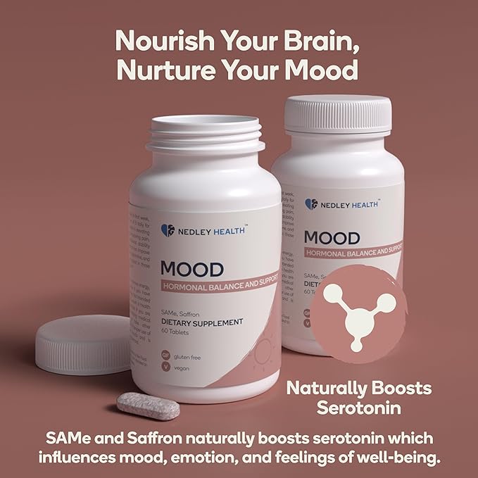 Mood - Emotional Balance & Serotonin Support Supplement - Same, Saffron Extract - 60 Tablets (Mood)