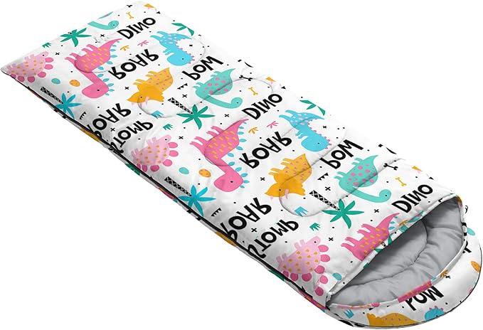 Axolotl Unicorn Sleeping Bag for Kids Boys Girls–Lightweight Warm Cold Weather Sleeping Bags,Waterproof Portable Sleeping Bag with Compression Sack for Camping Backpacking Outdoor Indoor
