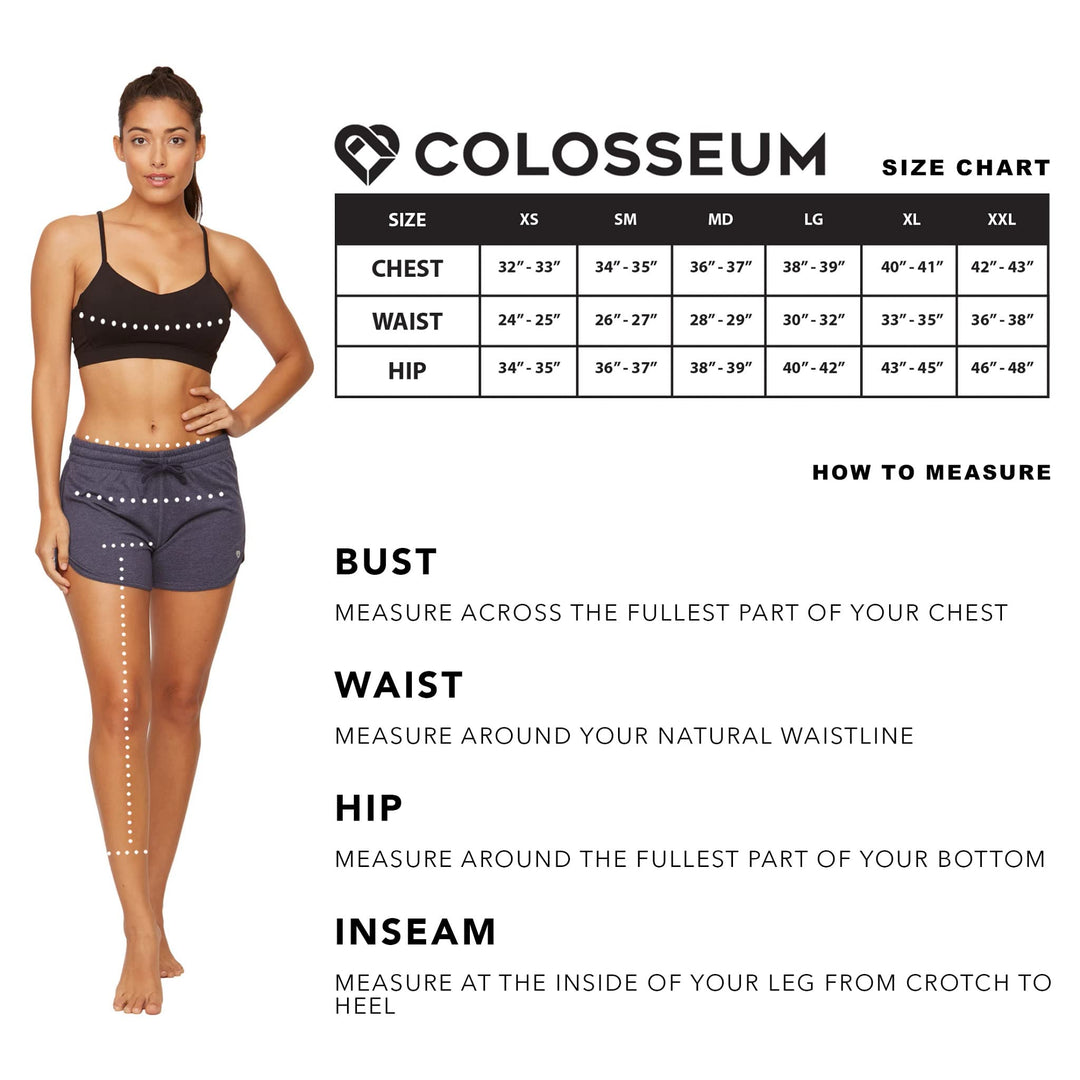 Colosseum Active Women's Simone Cotton Blend Yoga and Running Short (Black Floral, X-Small)