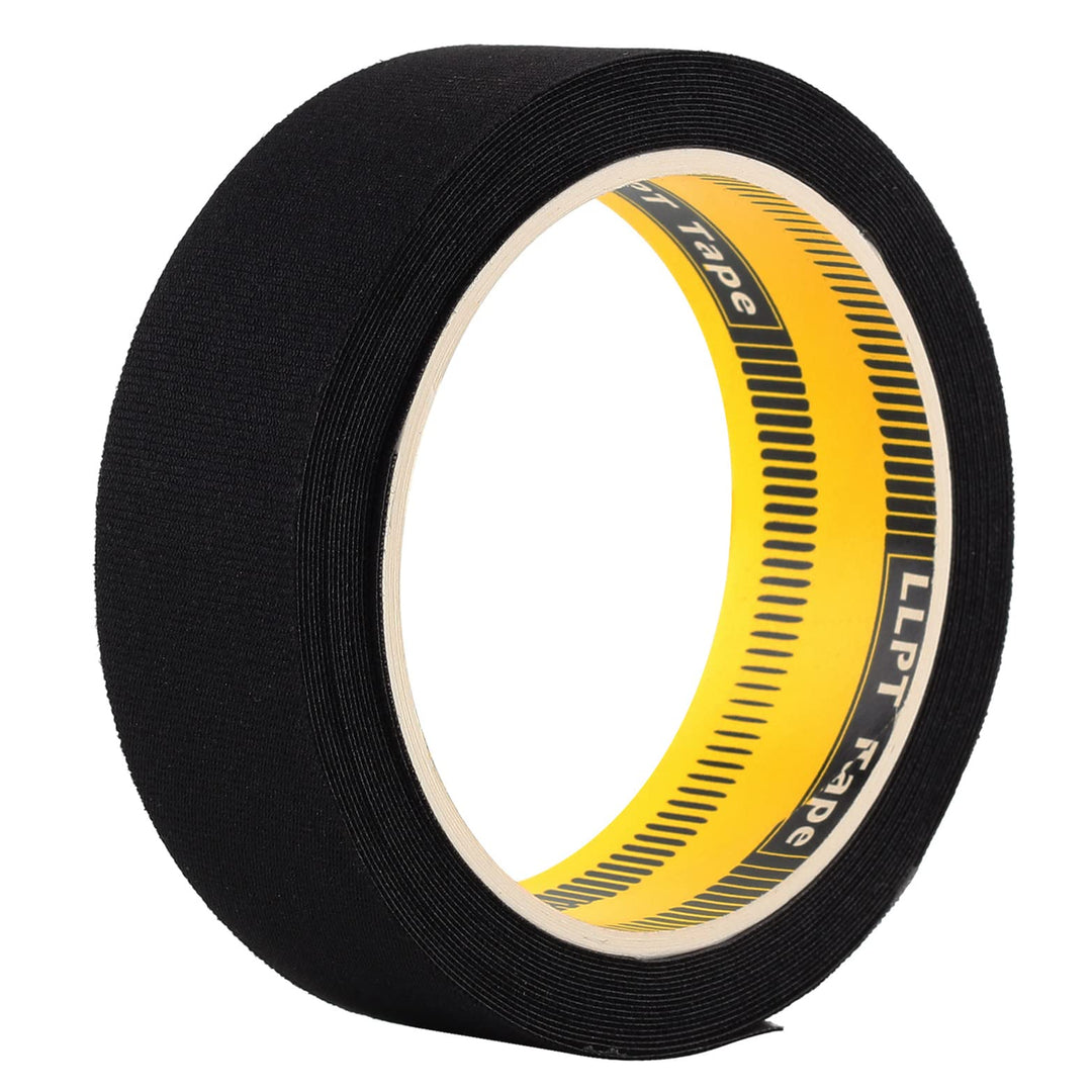 LLPT Wetsuit Repair Tape Iron On 1.2” x 16.5 Ft Seam Sealing Patch Waterproof for Neoprene Wetsuit Drysuit Fishing Suits Industrial Standard Carrier Material Color Black(IR1265)