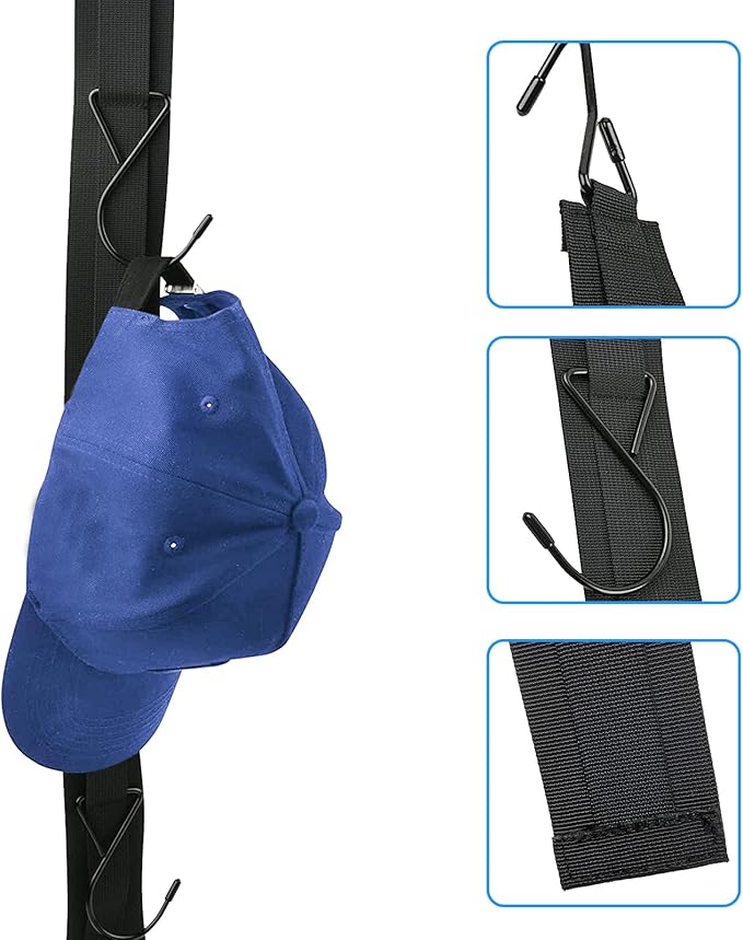 2Pcs Hockey Hanger Portable Hanging Dryig Rack Hockey Gifts for Home and Outdoor Using in Ice Hockey Skating Football Camping Fishing 5 Hooks