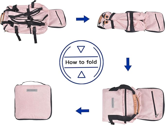 35L Foldable Waterproof Backpack For Outdoor Sports Travel Inside Wet Clothes Compartment Packable For Multiple