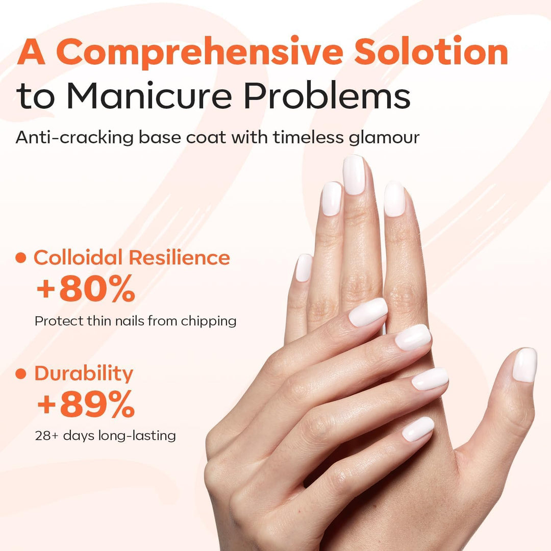 Builder Gel | Jelly Pink 6-In-1 Rubber Base Coat for Fragile Nails