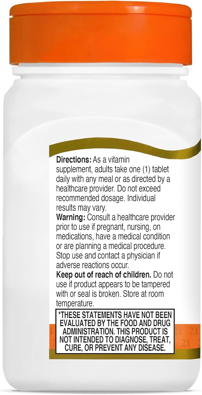 21st Century C 500 mg Prolonged Release Tablets, 110 Count (21190) (Pack of 4)