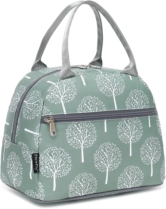 FlowFly Insulated Lunch Cooler Bag - Tote Bag Organizer for Women/Men, Dandelion