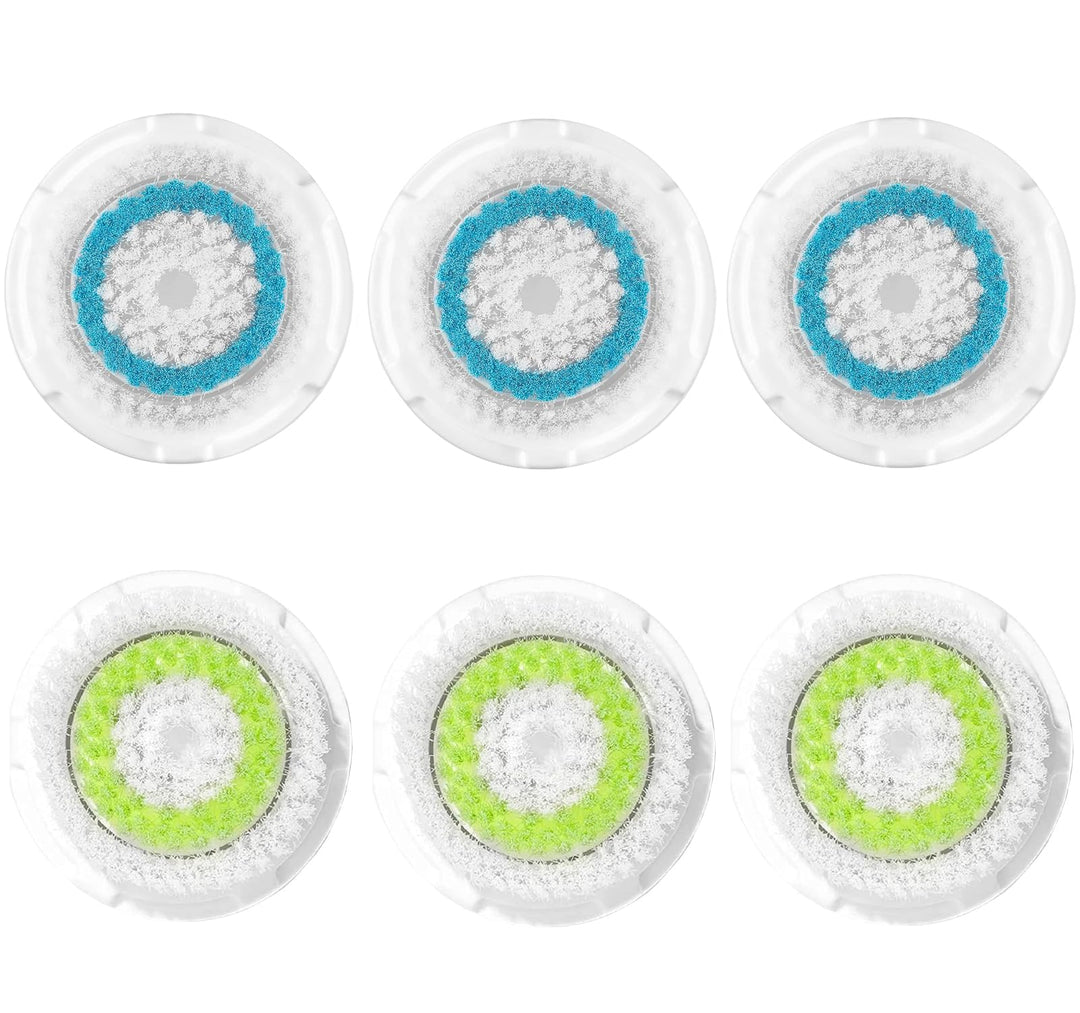 Facial Cleansing Brush Heads,Face Brush Head Replacements Compatible With Clarisonic Mia 1, Mia 2, Mia Fit, Alpha Fit, Smart Pro