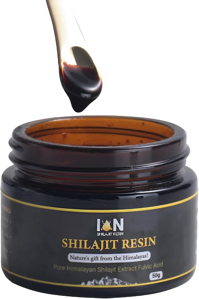 Ion Himalayan Shilajit Resin - Natural Shilajit Resin for Men & Women | Pure Himalayan Shilajit With 85+ Trace Minerals, Fulvic Acid, 50 Gram (1 Pack)