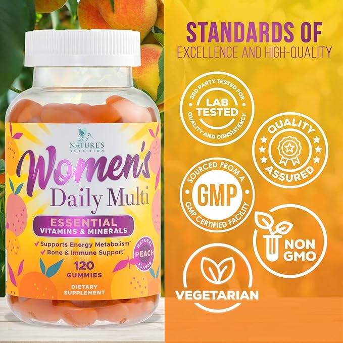Multivitamin for Women - Complete Daily Womens Multivitamin & Multimineral with Vitamin A, C, D3, E, B12, Zinc & More - Essential Vitamins for Women - Supports Energy & Overall Health - 120 Capsules