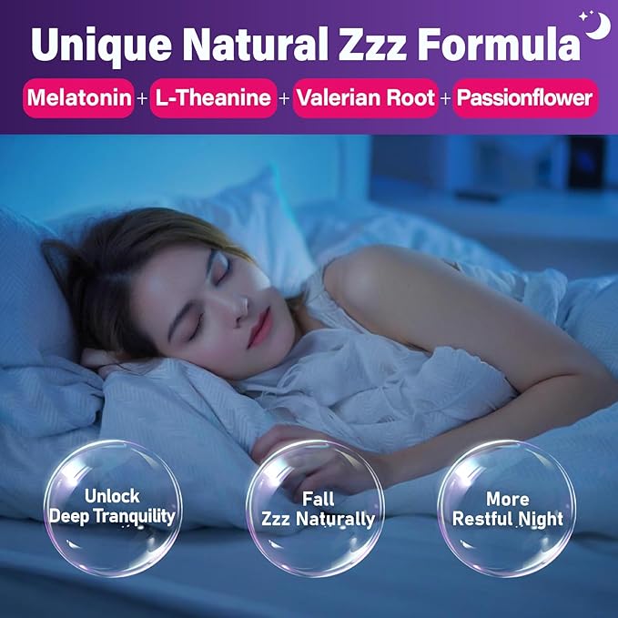 Melatonin Gummies 20mg for Adults - Maximum Strength Melatonin Gummies with L-Theanine, Magnesium, Omega-3, MSM, D3 & Zinc - Non-Habit Forming, Vegan, Non GMO, Natural Mixed Berry Flavor