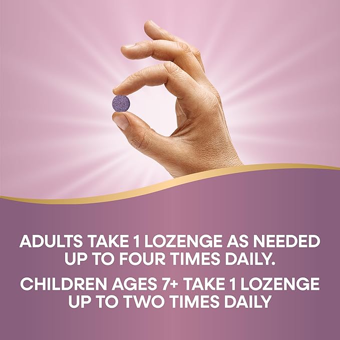 Nature's Way Sambucus Immune Lozenges, with Vitamin C, Black Elderberry Extract, Immune Support*, 30 Lozenges (Packaging May Vary)