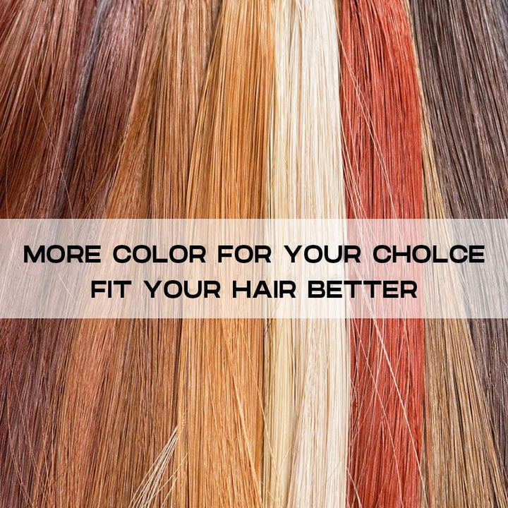 SEIKEA Clip in Ponytail Extension Wrap Around Long Straight Ponytail Natural Soft Synthetic Hairpiece for Women 28 Inch- Brown Ash Blonde Mix