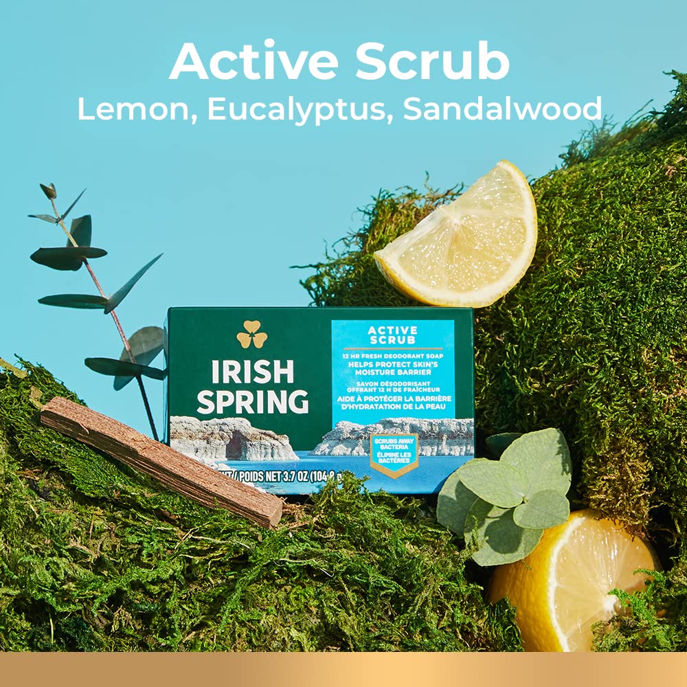 Aloe Vera Moisturizing Bar Soap | Irish Spring | 44.4 Oz | Hydrating Cleanser