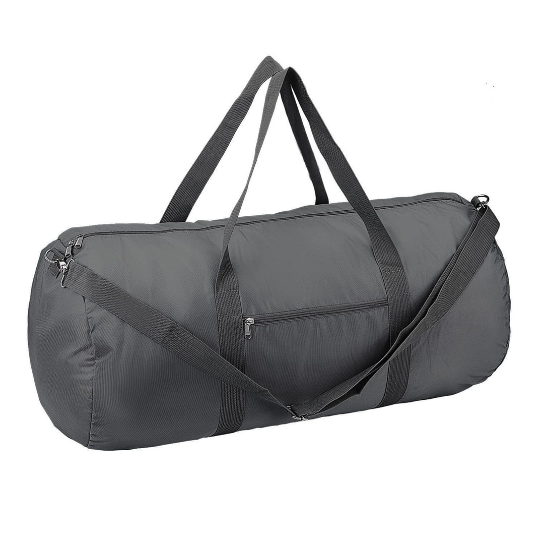 Vorspack Duffel Bag 28 Inches Foldable Lightweight Gym Bag with Inner Pocket for Travel Sports - Grey