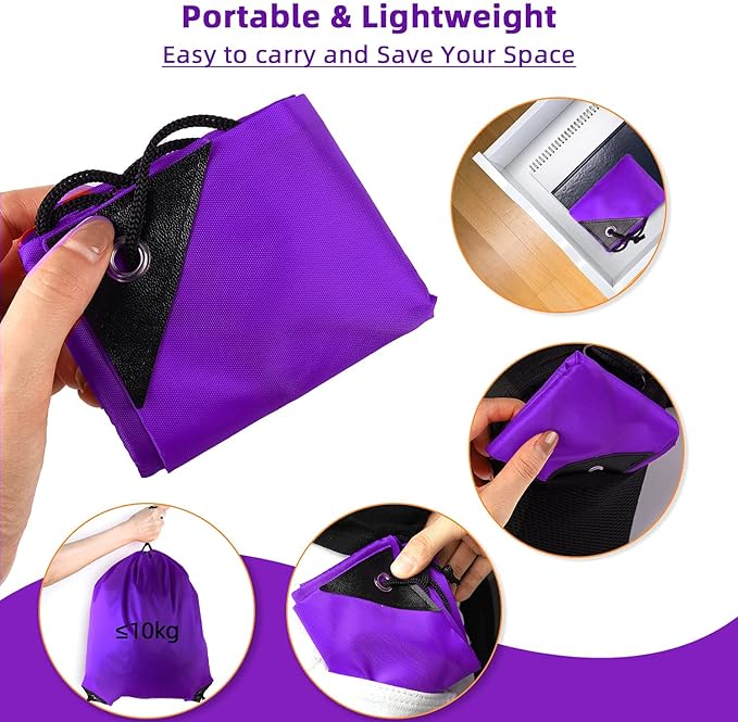 GoodtoU Drawstring Bags Cinch Sack Backpacks - Bulk Drawstring Backpack String Bags for Women Men 16 Pcs Purple