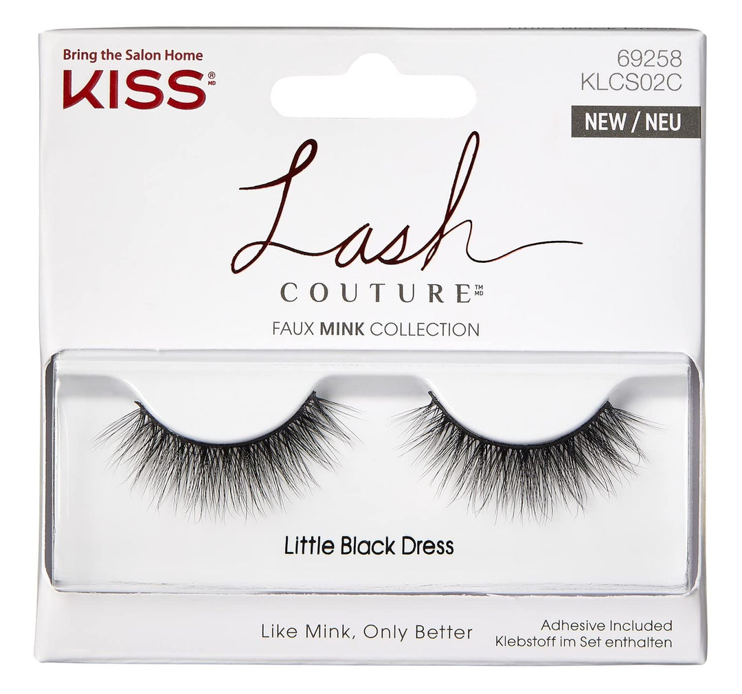 Kiss Lash Couture Faux Mink Little Black Dress (Pack Of 3)