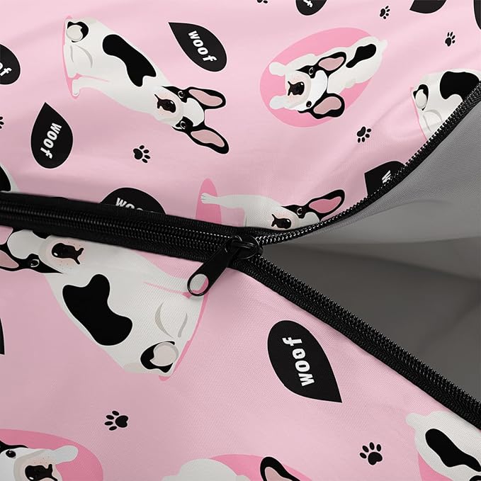 AILONEN Cartoon Fox Camping Sleeping Bag for Boys Girls Adults,Lightweight & Waterproof,3 Season Warm & Cold Weather,Portable,Kawaii Fox Printed Sleeping Bag,Traveling,Camping,Hiking