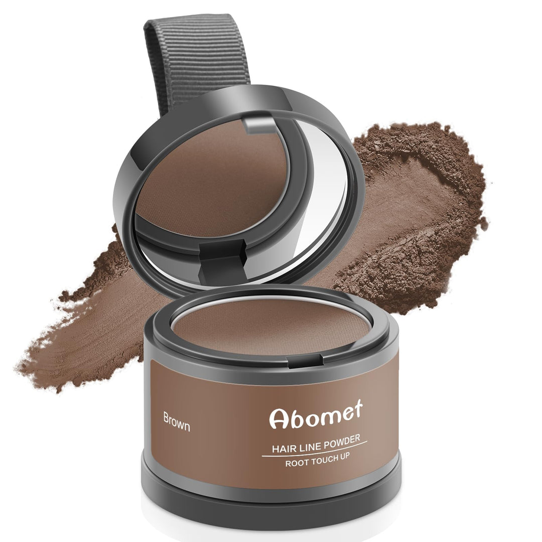 Root Touch Up Instantly Gray Coverage Powder, Conceal Hair Loss And Thinning Hair For Women And Men, Hair Fibers (Brown)