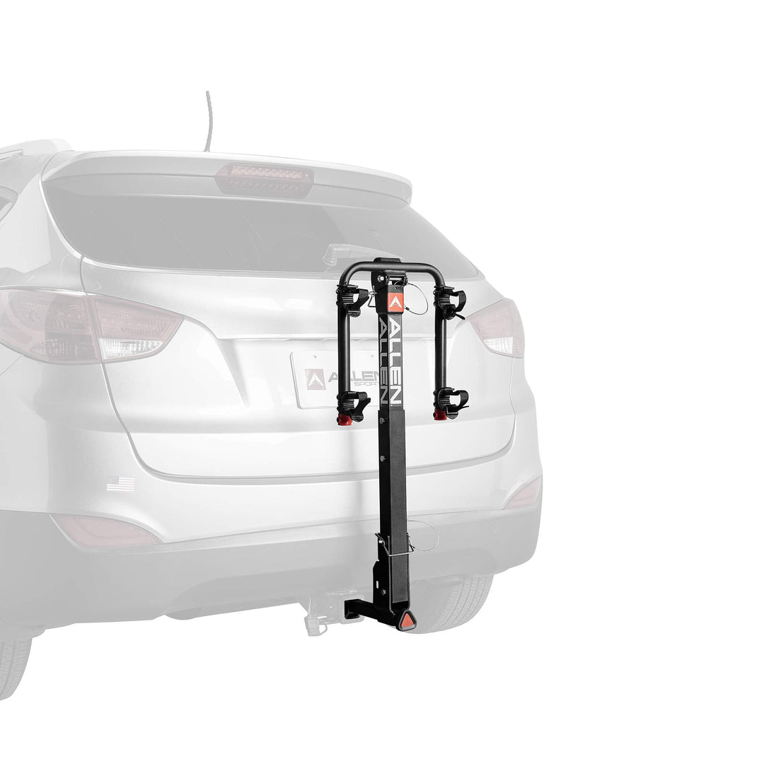 Allen Sports Deluxe Quick Install 2-Bike Hitch Rack, Model 1520RR, Black