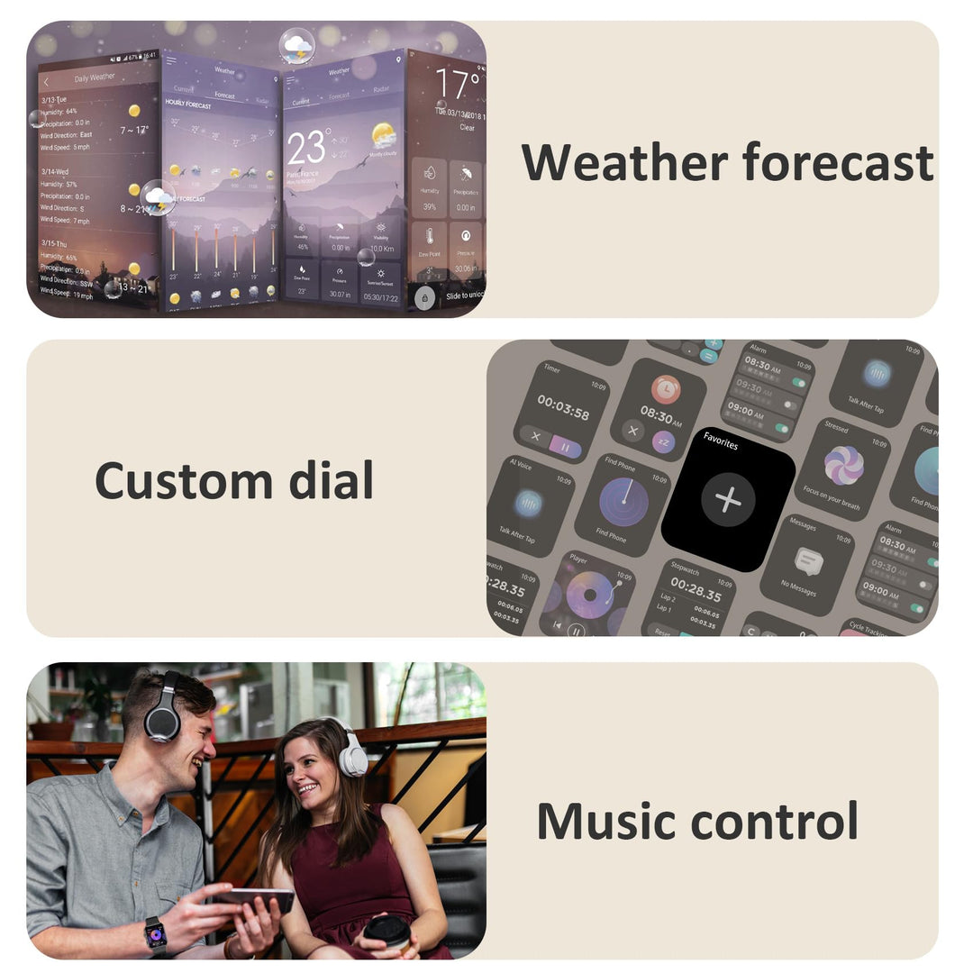 Fitness Tracker 2024 (Answer/Make Calls),Smart watch for Men Women,1.85'' Smartwatch with 24/7 Heart Rate and SpO2,SleepTracker,100+Sport,Pedometer,IP68 Waterproof Activity Trackers for Android iPhone