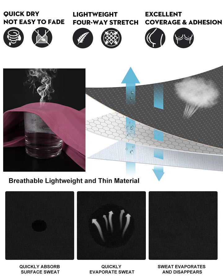 RUNNING GIRL Sports Bra for Women, Criss-Cross Back Padded Strappy Sports Bras Medium Support Yoga Bra with Removable Cups (WX2575-Rose Red, S)