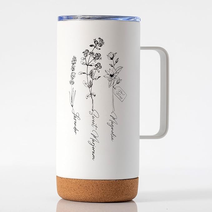 Plant Therapy Total Tincture Package Includes 30 mL Each of Organic Ashwagandha, Asian Ginseng, Echinacea Blend, Elderberry, Lemon Balm, Turmeric & Travel Mug