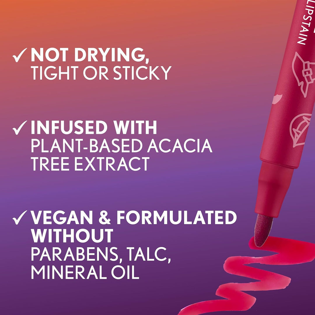 Covergirl Fangtastic Lipstain | Halloween Limited Edition | Transfer-Proof, 0.05oz