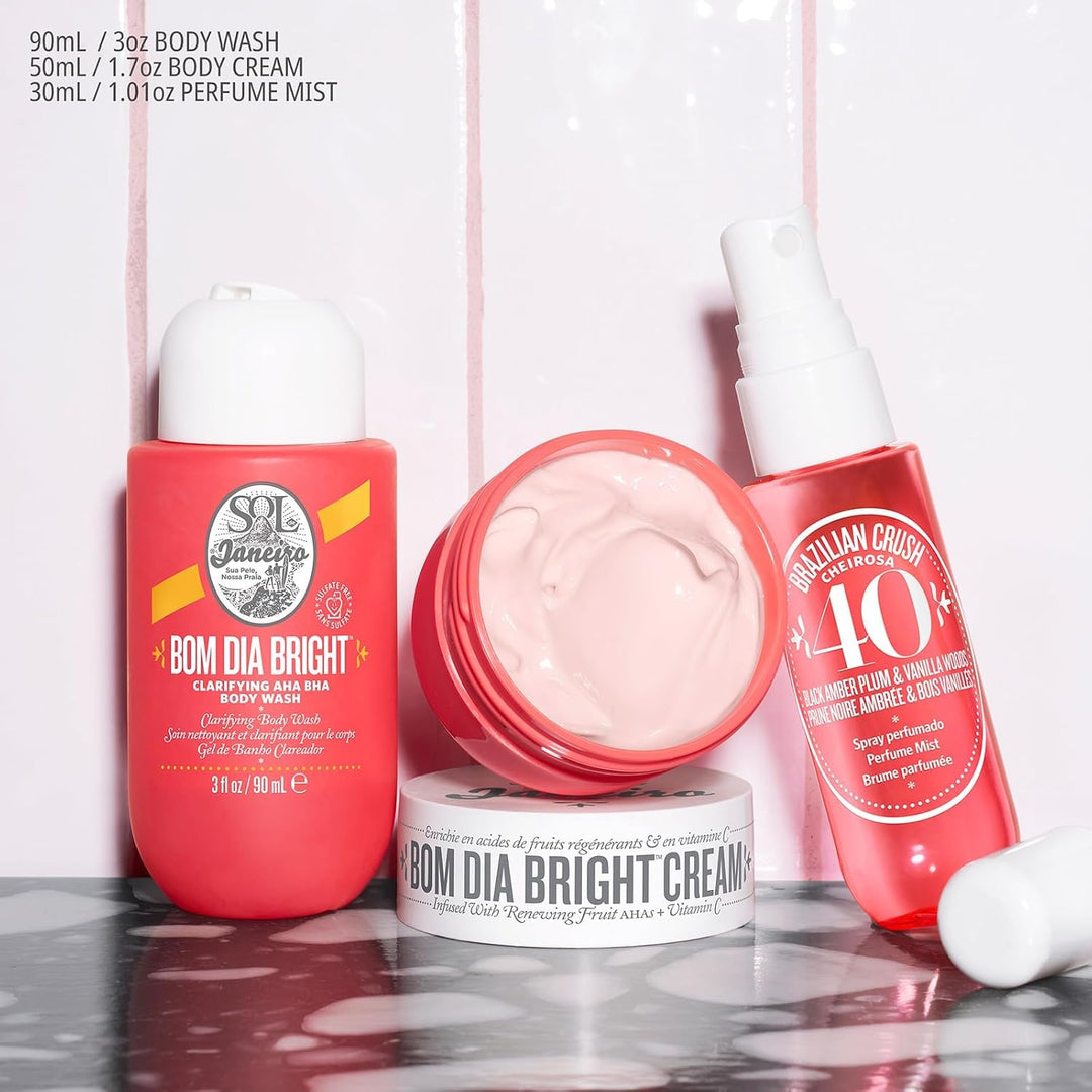 SOL DE JANEIRO Jet Set | Travel-Size Body Care Set | Tropical Fragrance