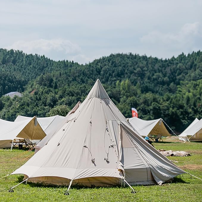 8 Pack Ground Anchors, Heavy Duty Trampoline Stakes, Spiral Stakes Earth Anchors for Tent, Canopy, Hen House, Dog Tie Out, Ground Anchors Screw in Holds up to 220 lbs