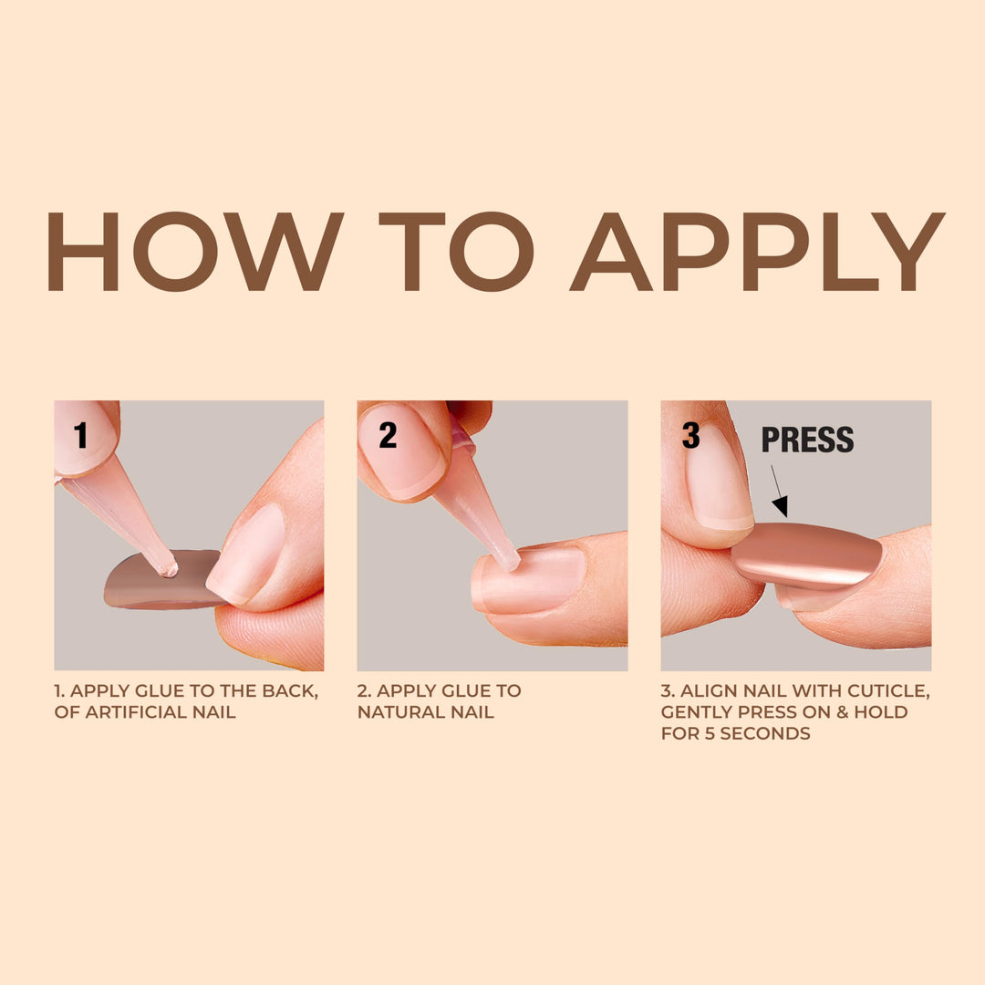 KISS Bare But Better TruNude Fake Nails Nude Nail Shades Manicure Set, 'Nude Nude', 28 Chip Proof, Smudge Proof Glue-On Nails