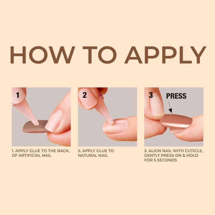 KISS Bare But Better TruNude Fake Nails Nude Nail Shades Manicure Set, 'Nude Nude', 28 Chip Proof, Smudge Proof Glue-On Nails