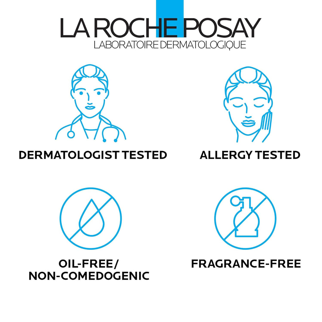 La Roche-Posay Toleriane Hydrating Face Cleanser | Niacinamide & Ceramides | Fragrance-Free, For Sensitive Skin
