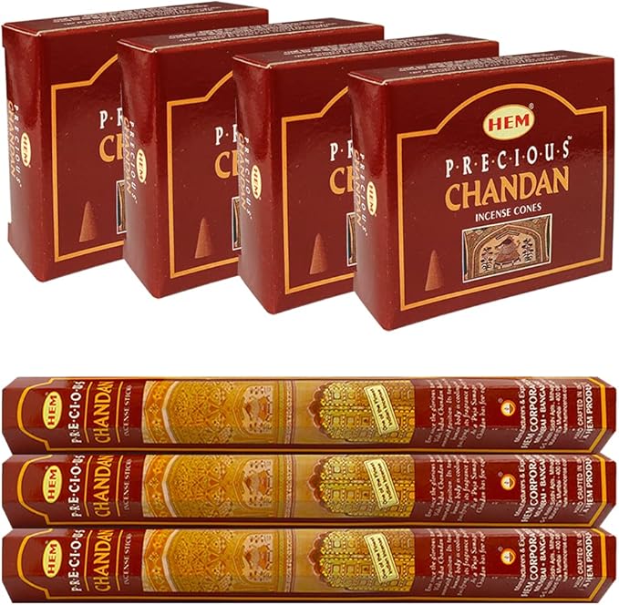 Sandalwood Incense Sticks and Cone Incense Holder Variety Pack #2 Bundle insence insense insienso