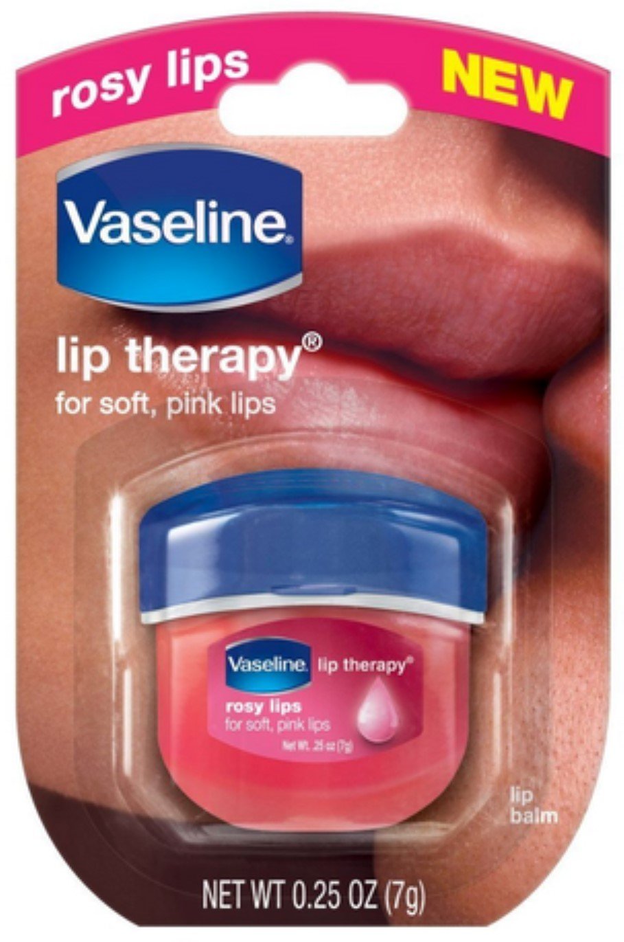 Vaseline Lip Therapy, Rosy Lips 1 Ea (Pack Of 9)