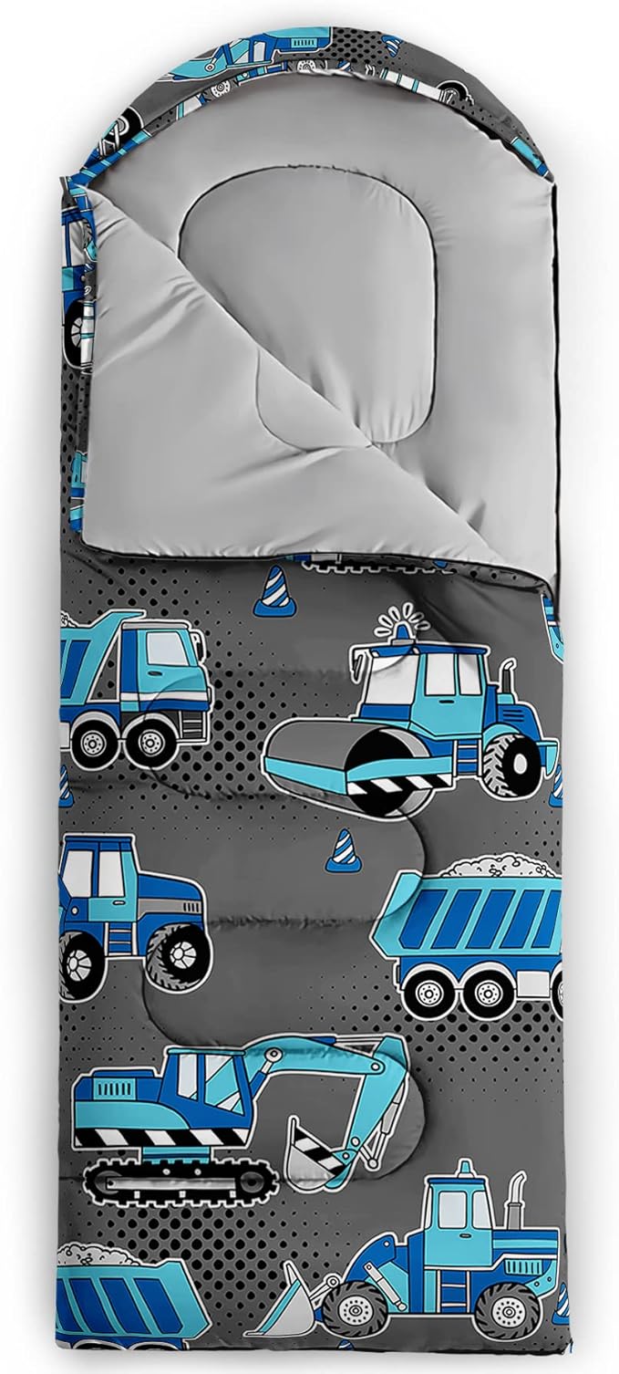 Axolotl Unicorn Sleeping Bag for Kids Boys Girls–Lightweight Warm Cold Weather Sleeping Bags,Waterproof Portable Sleeping Bag with Compression Sack for Camping Backpacking Outdoor Indoor