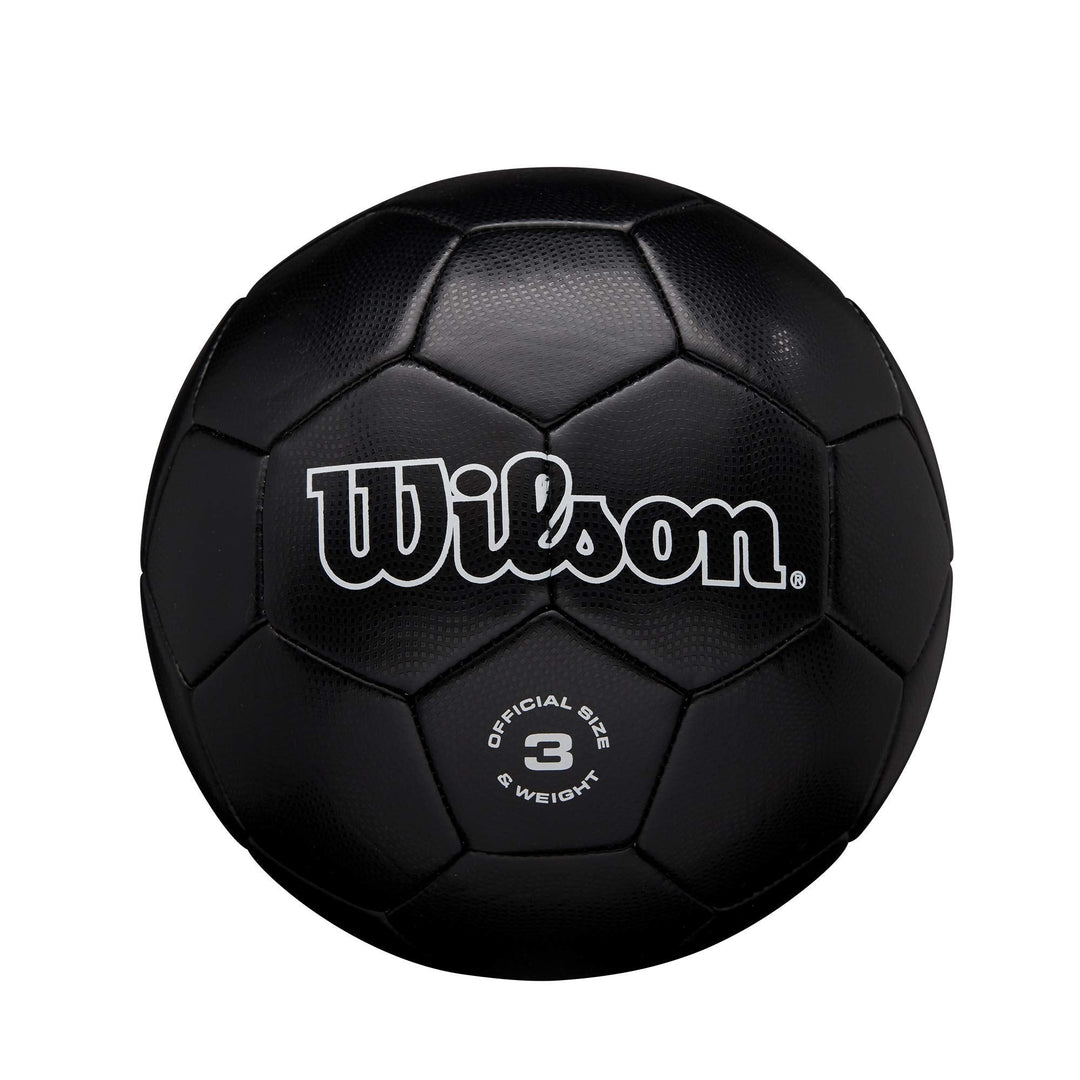 WILSON Traditional Soccer Ball - Size 3, Black