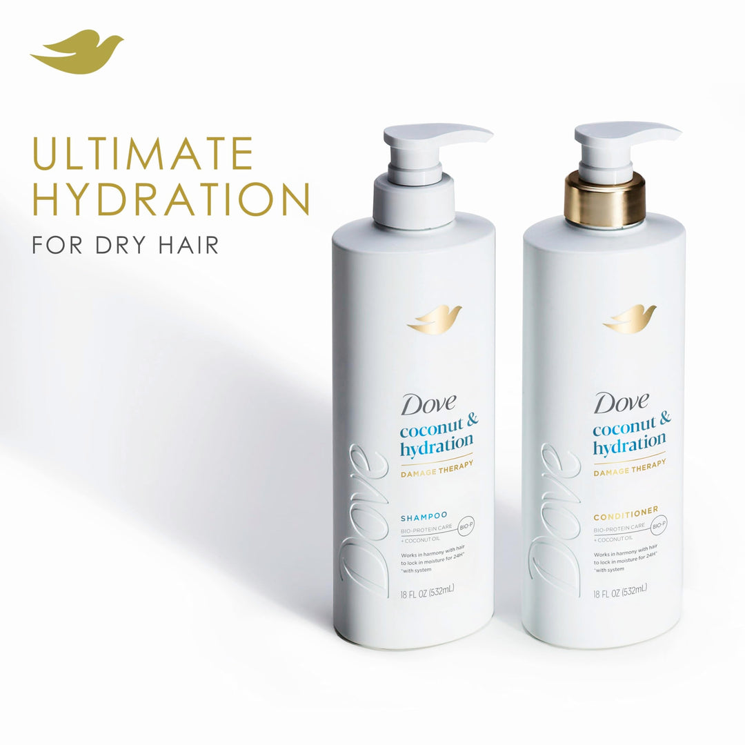 Dove Conditioner Coconut & Hydration for Dry Hair with Bio-Protein Care Technology and Coconut Oil 28 Fl Oz
