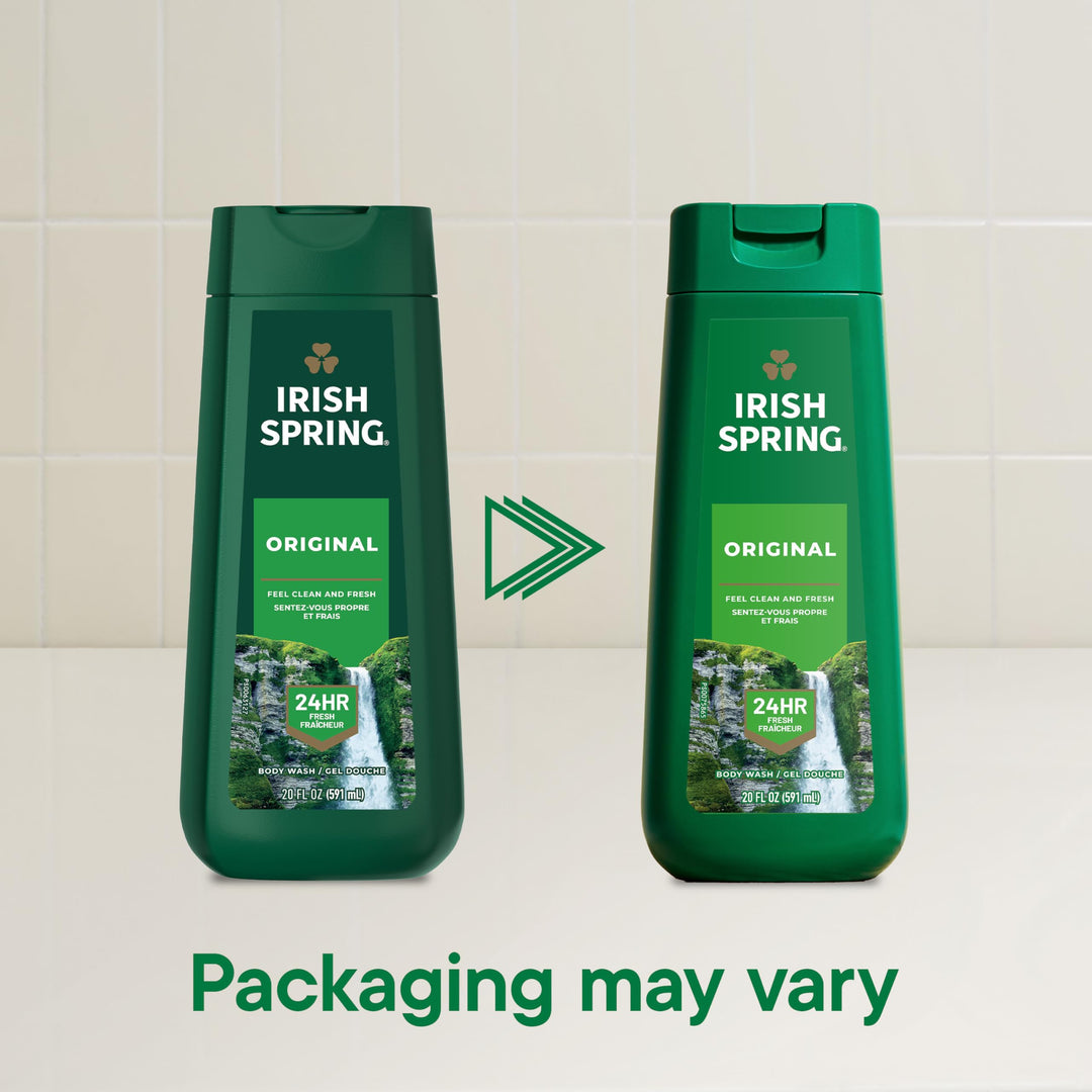 Irish Spring Original Clean Body Wash, 20 Oz, 2 Pack