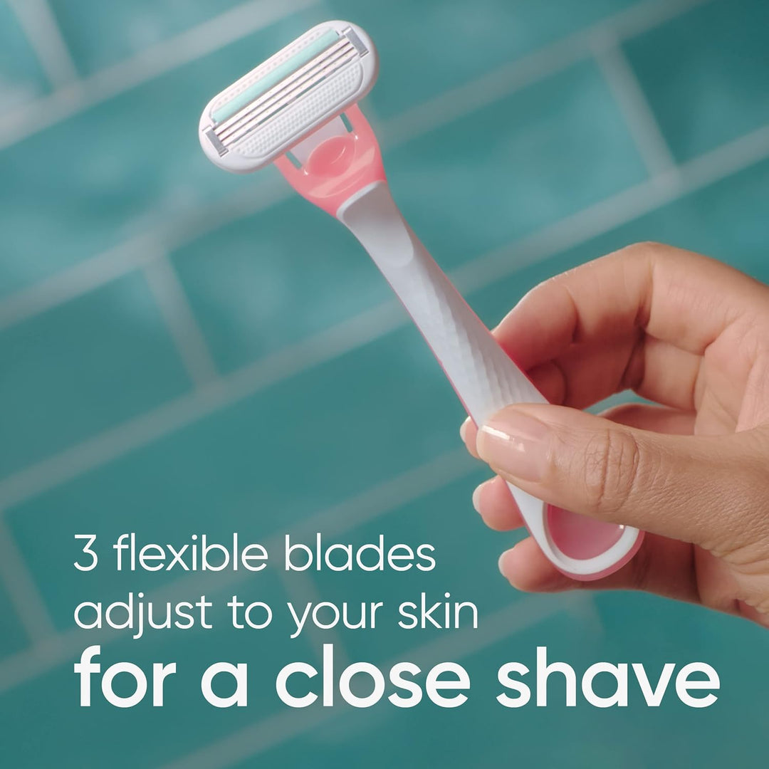 Gillette Venus Sensitive Disposable Razors | Women's | Pack of 3