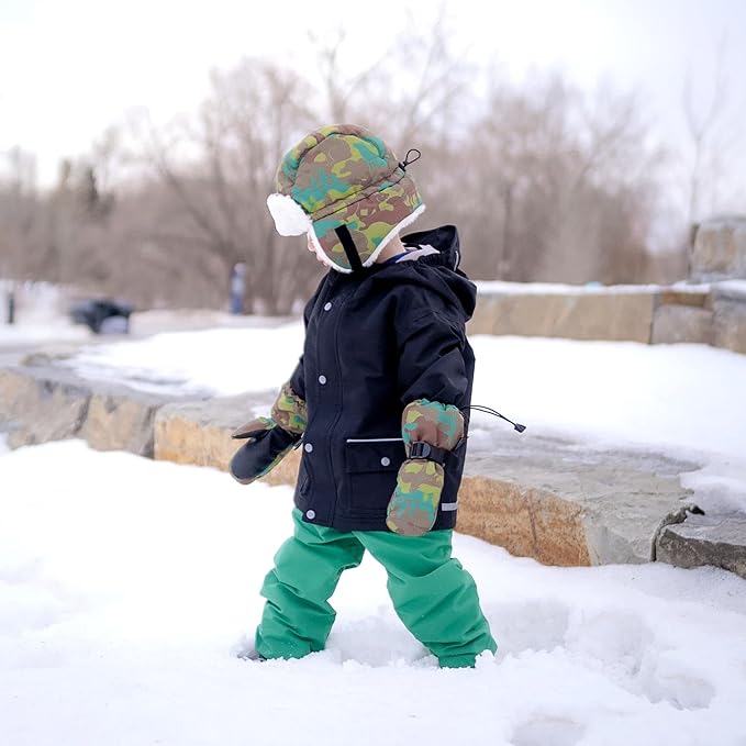 JAN & JUL Waterproof Fleece Lined Snow and Rain Pants for Toddlers and Kids